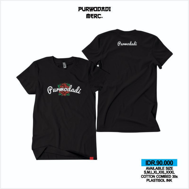 Kaos purwodadi, kaos grobogan, bisa COD 