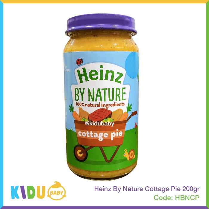 Heinz By Nature 200gr Makanan Bayi Sehat Cemilan Bayi Puree MPASI Kidu Baby