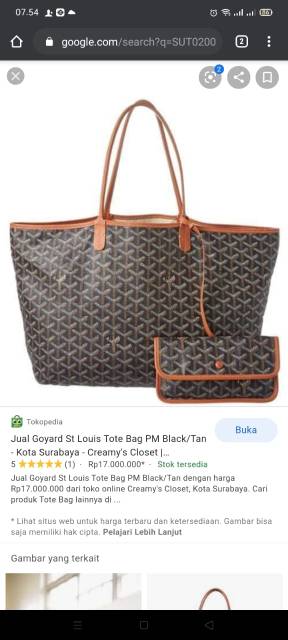 goyard tote bag harga