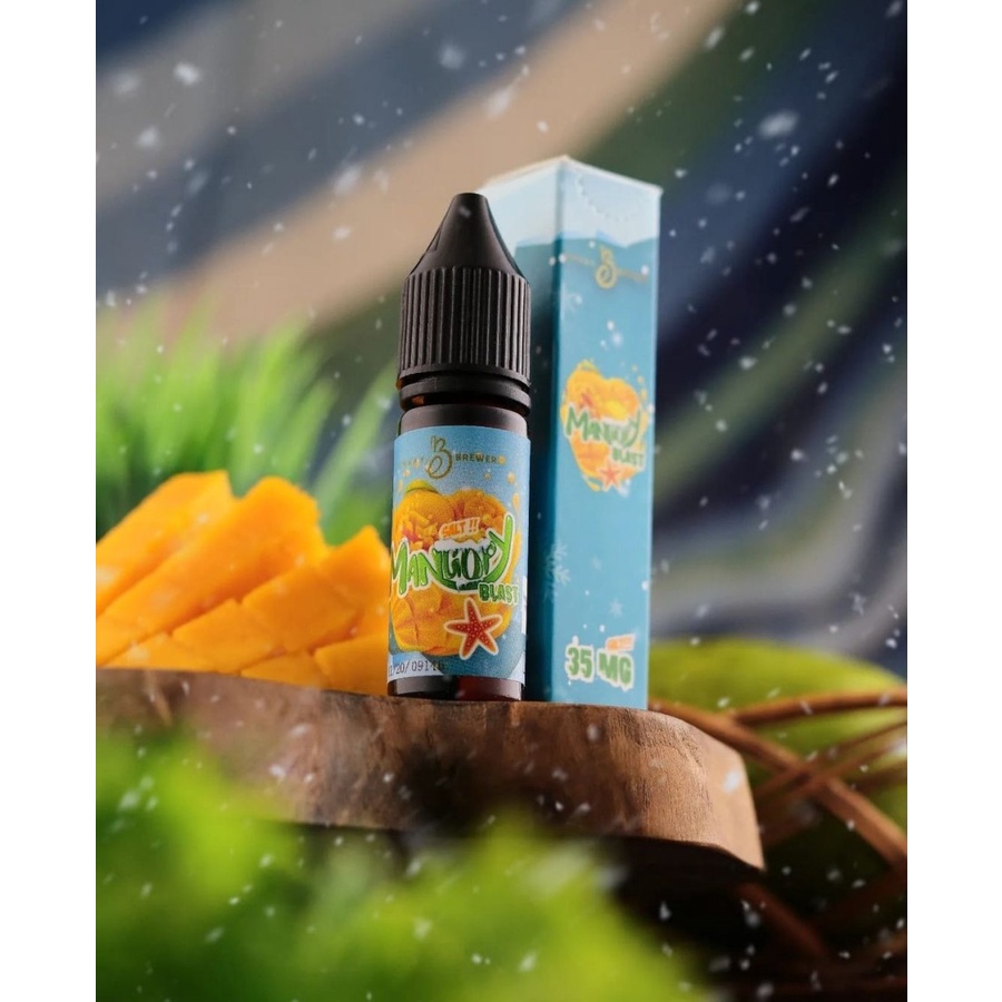 LIQUID MANGOPY BLAST SALT NIC BY EMKAY 35MG 15ML CUKAI - MANGOPY FOR POD