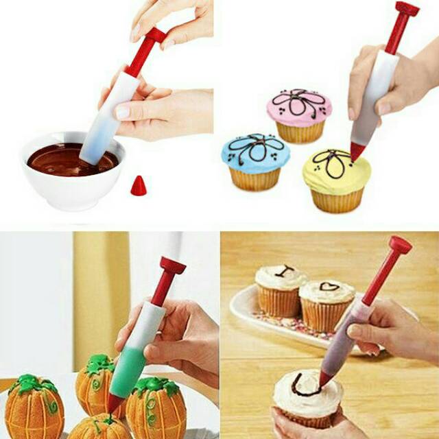 Pen pastry/pena dekorasi kue/pensil coklat tulisan kue