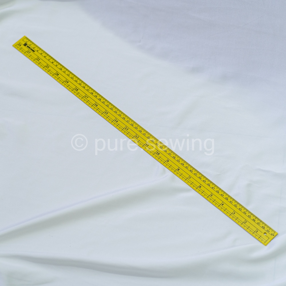 Penggaris Jahit Set Lurus 60 cm NEW HOME | Penggaris Jahit Pola Lurus (DOUBLE BUBBLE WRAP + KARDUS)