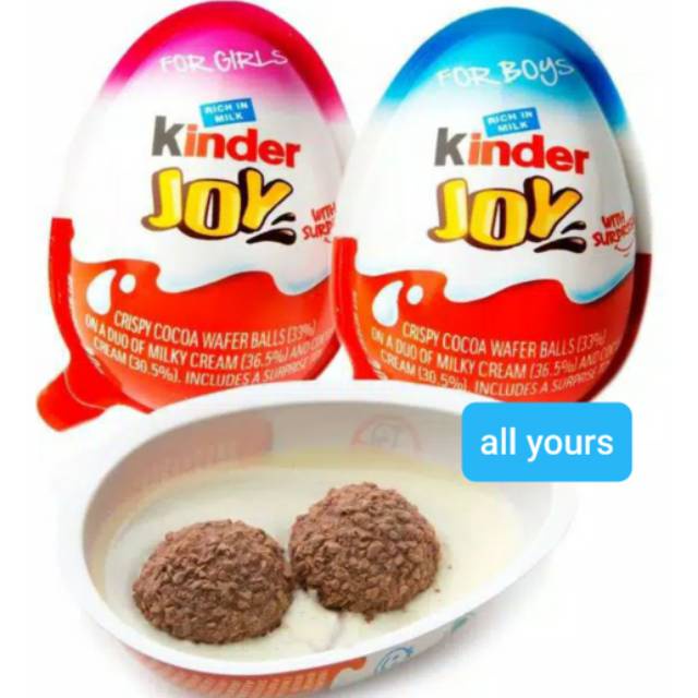 

KINDER JOY 20g COKLAT COMPOUND KRISPI