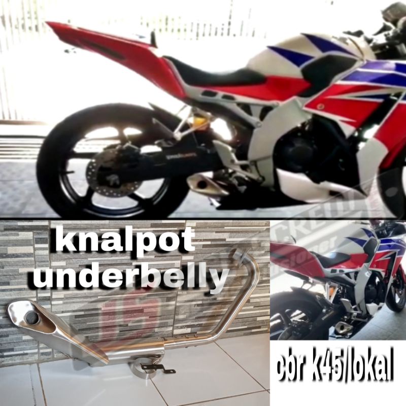 knalpot underbelly cbr k45 atau cbr lokal