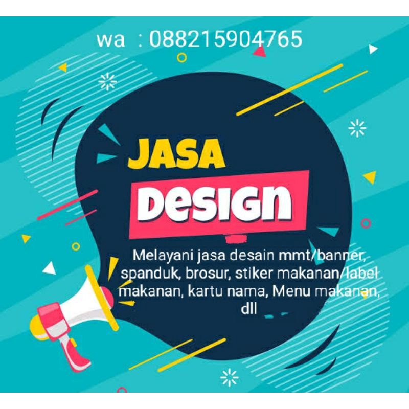 Jasa Desain Grafis Banner, Spanduk, Brosur, Kartu Nama,Stiker makanan, Nota, dll