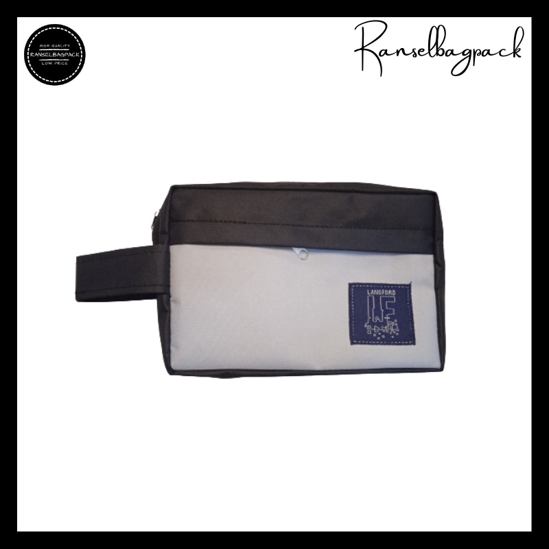 Pouch Travel Hand Bag Jinjing Daily Bag Kosmetik Original Resleting Multifungsi Wanita Cewek