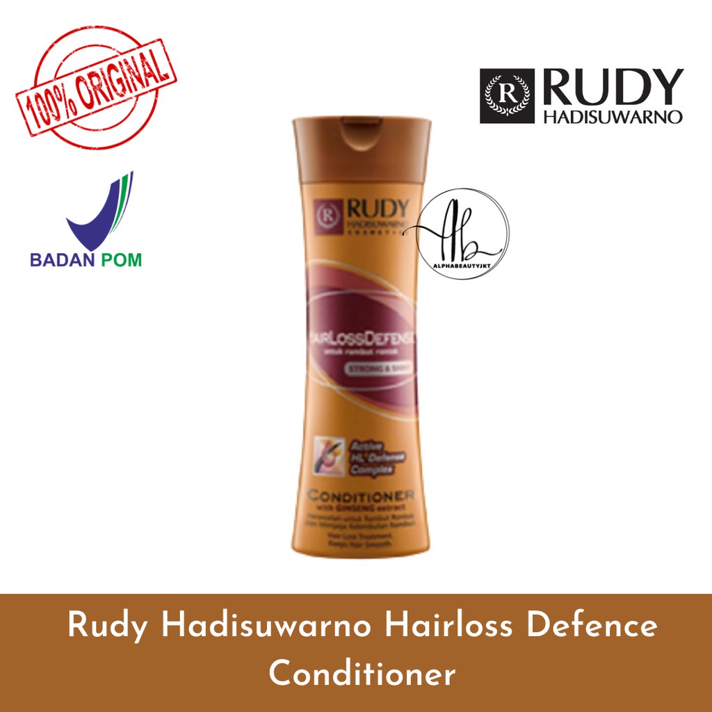 Rudy Hadisuwarno Hair Loss Defense Conditioner Kondisioner Rambut Rontok