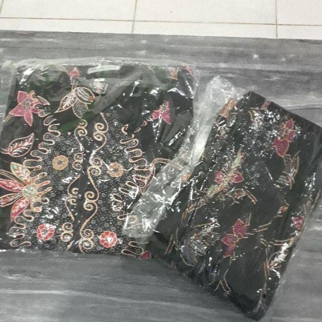 Couple Batik Jalar Black/ Rok Plisket