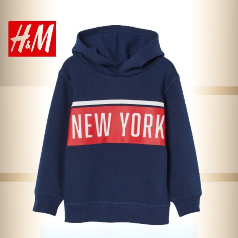 HnM Sweater Printed Anak Branded Original-NEWYORK