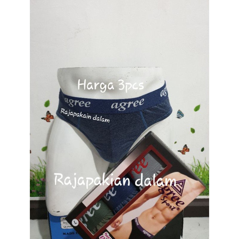 Celana dalam pria Agree 2321 Harga 3pcs