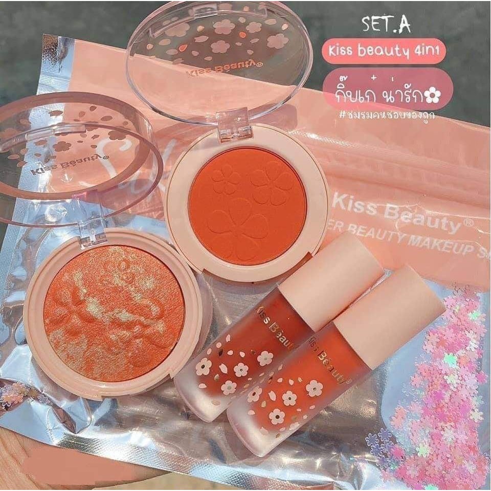 [Per Set] Kiss Beauty Sakura Set 4in1