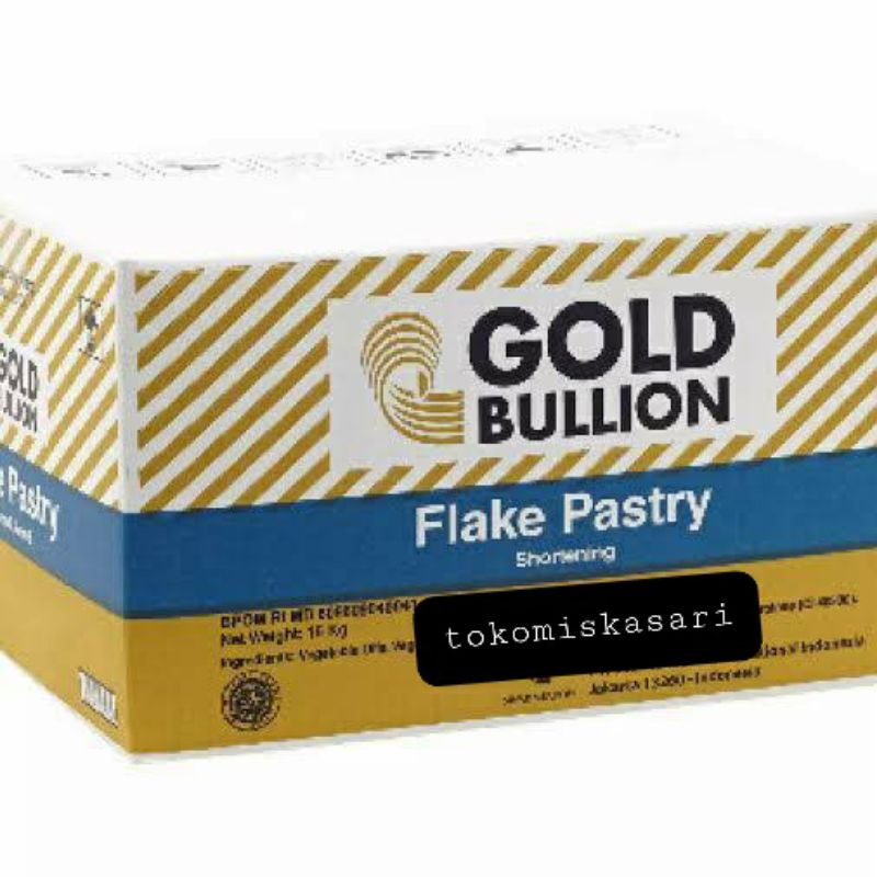 flake pastry . korsvet . gold builon
