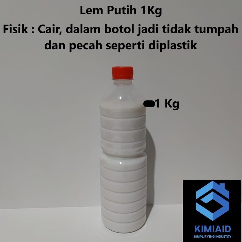 Lem Putih 1Kg - Lem Putih Rajawali Lem Putih Kertas PVAC Sepatu - Lem Fox Perekat Kertas Kayu