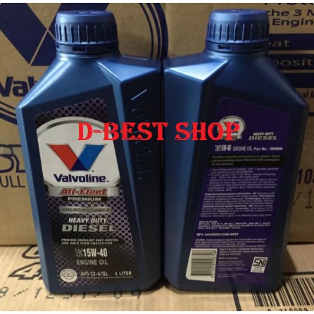 Oli mobil Diesel Valvoline 15/40 Api CL-4/ SL - 1 liter