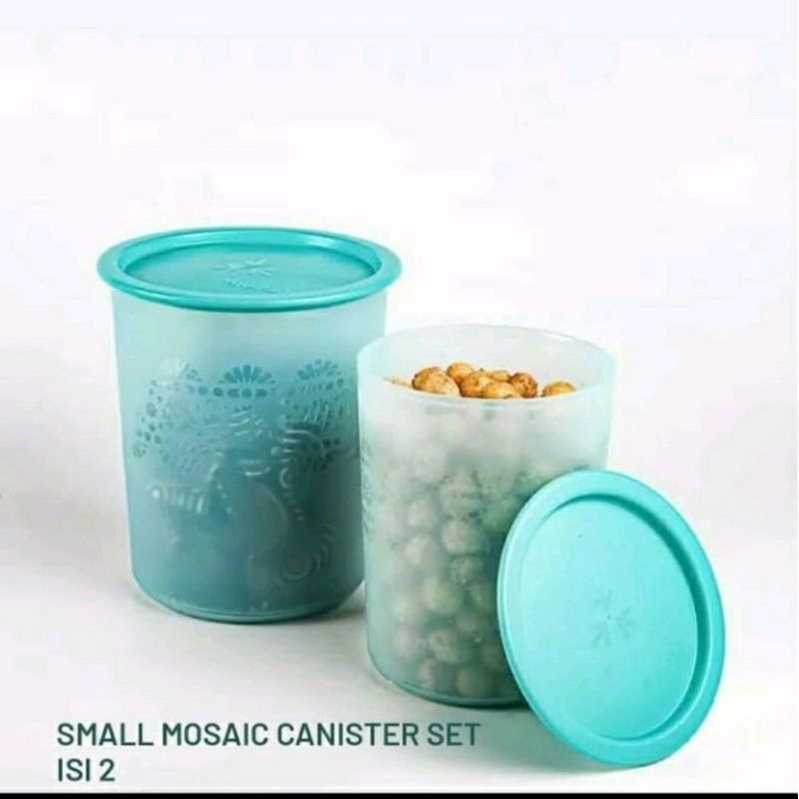 mosaic canister tosca tupperware