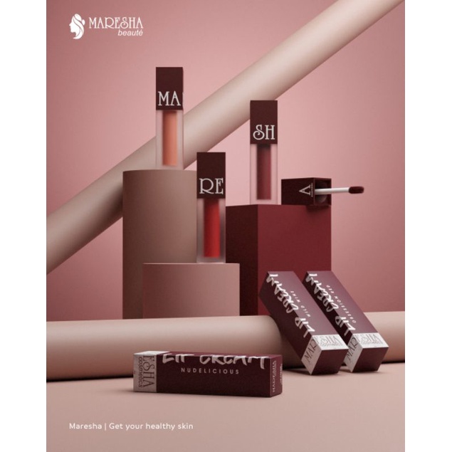 LIPCREAM MARESHA COSMETICS (NUDE & WILD WINE)
