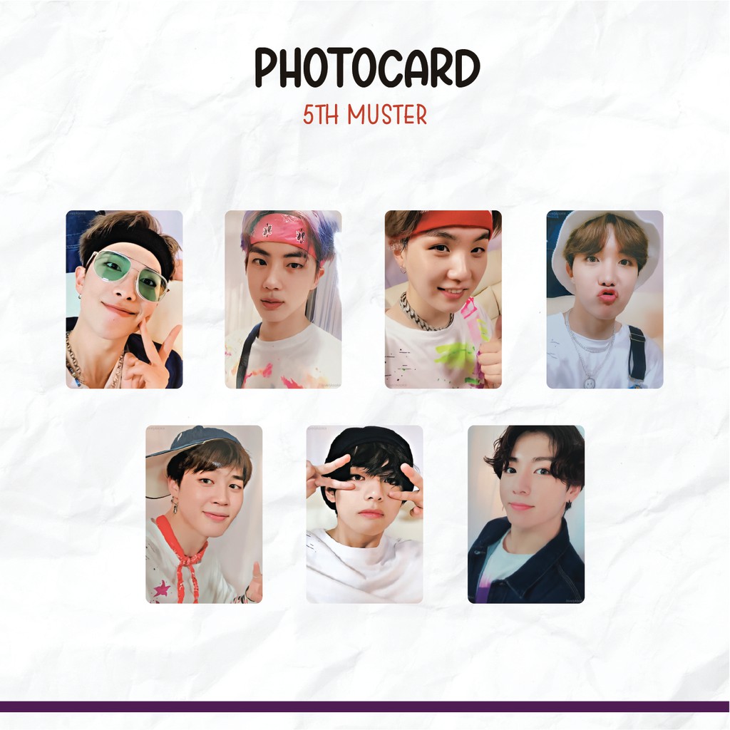 [UNOFFICIAL] Photocard BTS Muster 5Th