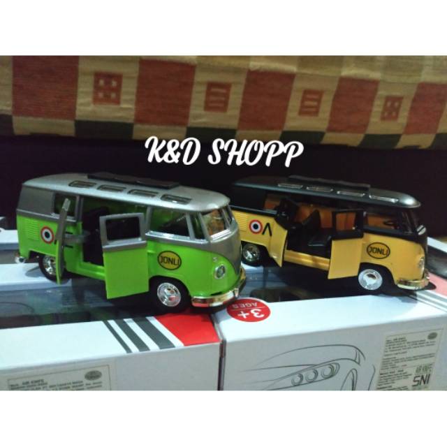 DIECAST VW COMBI-VW KOMBI-DIECAST MOBIL VW-VINTAGE CAR