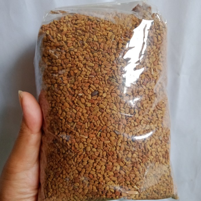 

Klabet Kering Asli Murni 500 gram (1/2 kg) / Kelabat Bubuk Murni / Fenugreek / Hulbah