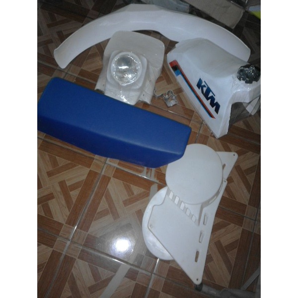 body trail jadul ktm vintage untuk sasis palang tengah