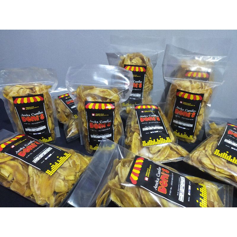 

Keripik Pisang ROJO.. Asin dan manis 250gr..