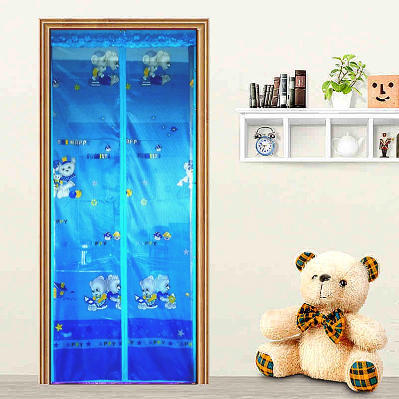 Tirai Pintu Magnet Motif Teddy Bear - KOREA