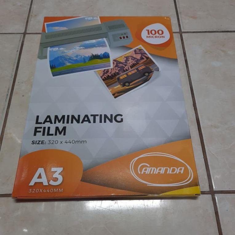 

(L5I5) Plastik Laminating A3 Amanda 100 Micron (10 Lembar) / Laminating Amanda A3 //Trend@murah