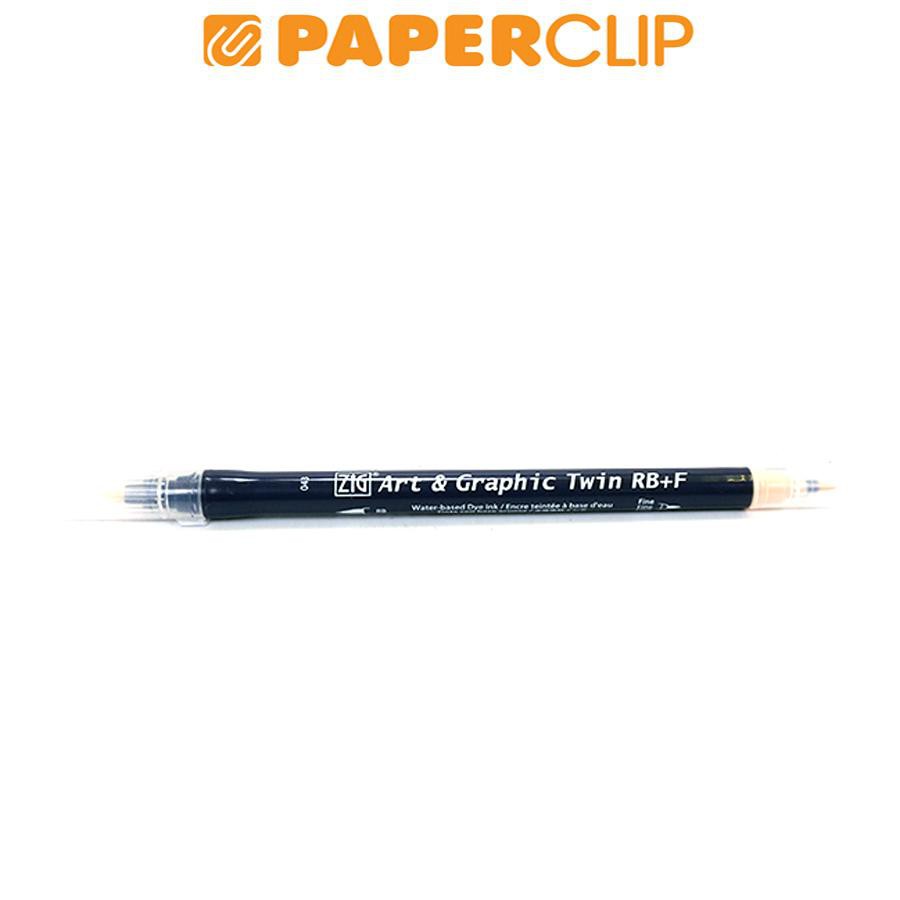 

PEN BRUSH ZIG KURETAKE ART & GRAPHIC TWIN TUT-95 043 NATURAL BEIGE