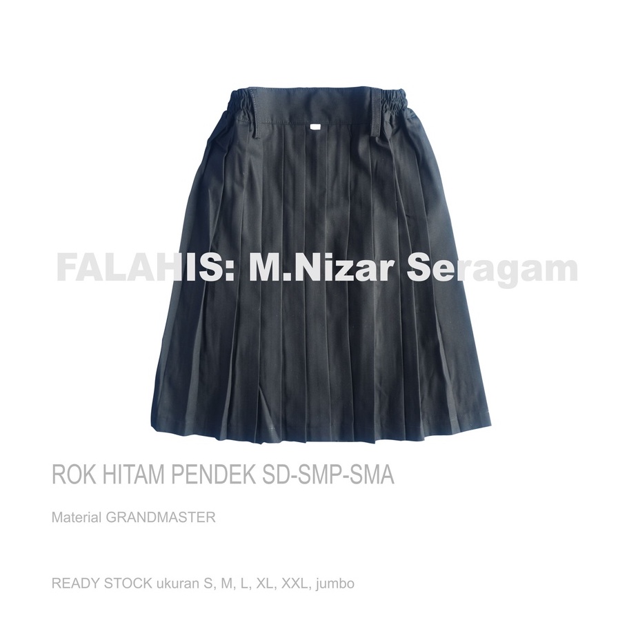 Rok Pendek Hitam TK SD SMP SMA