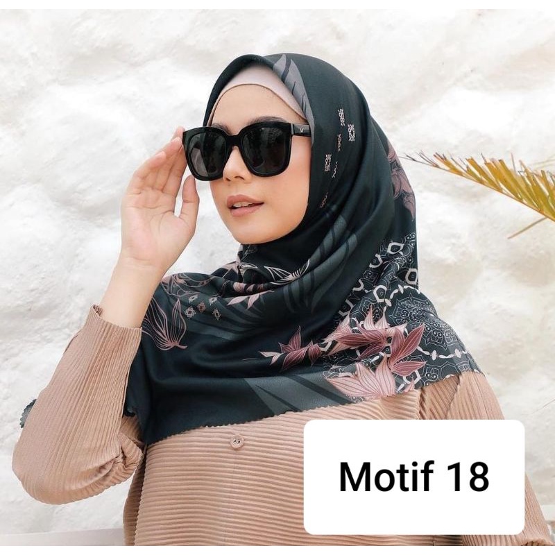 Hijab Segiempat Motif Lasercut Terbaru 2022 / Segiempat Motif Voal Art Lasercut / Segiempat Motif Premium Lasercut