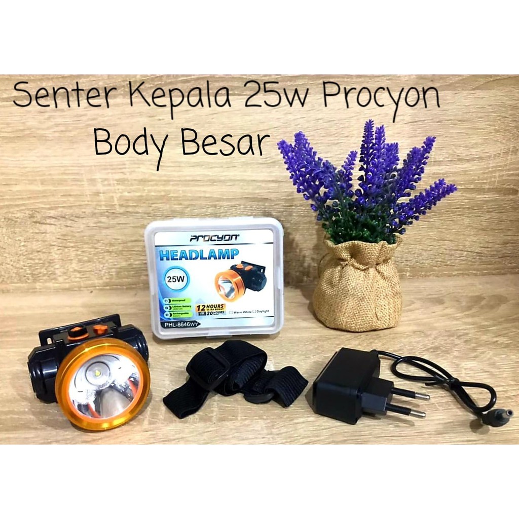 SENTER KEPALA PROCYON 25 WATT / SENTER OUTDOOR /SENTERCAMPING