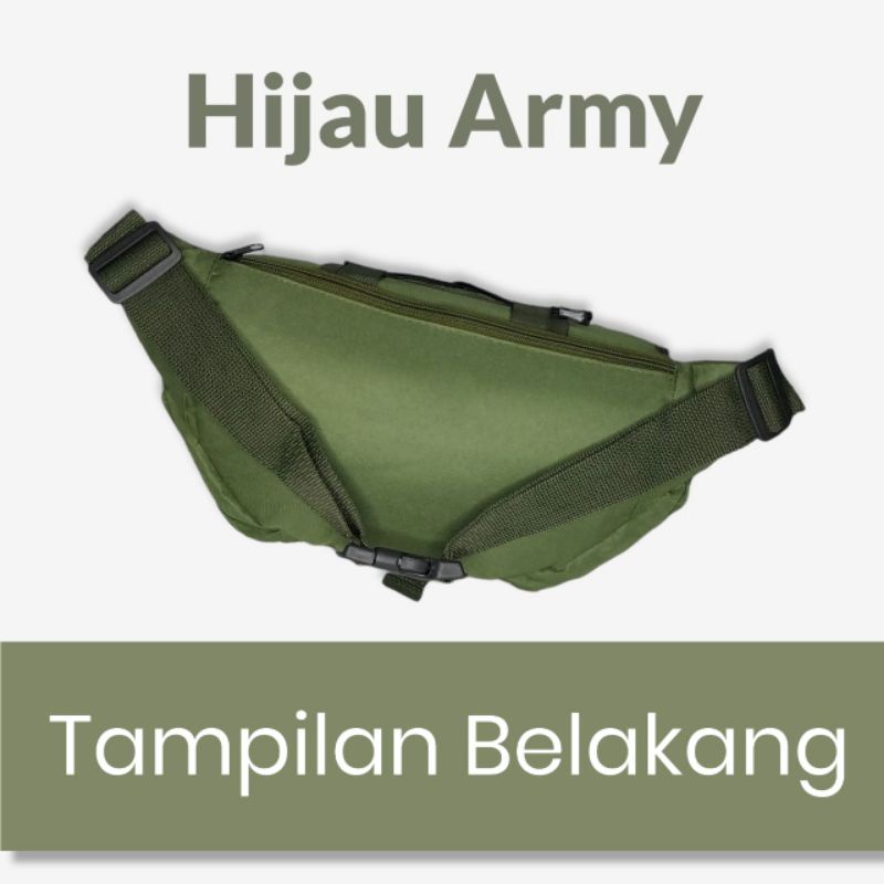 Tas Slingbag Bahu Kanvas Unisex Cewe Cowo Laptop 13 Inch