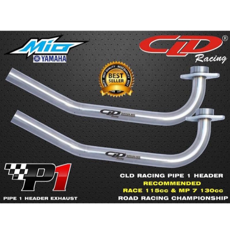 PIPA KNALPOT CLD MIO MP7 130 CC pipa header Mio standar 130 CC MP7 Stainles