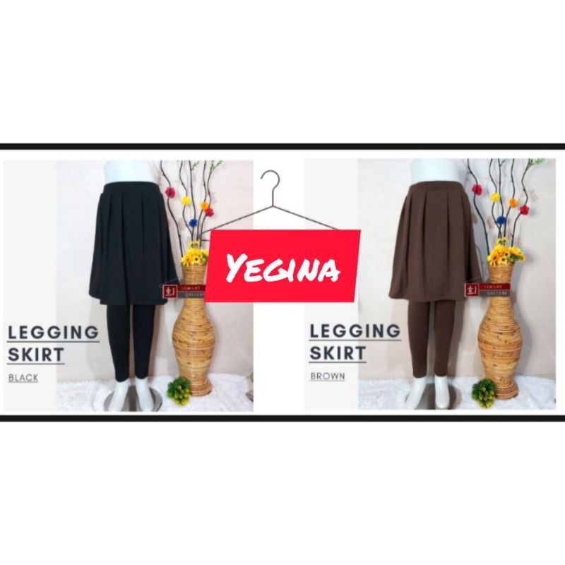 Legging rok jumbo standar wanita bahan kaos premium