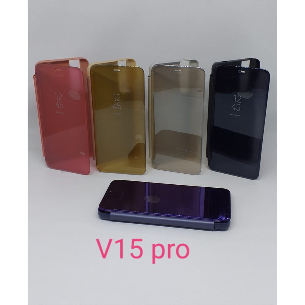 Flip Mirror Cover Clear View Type Vivo V15 Pro