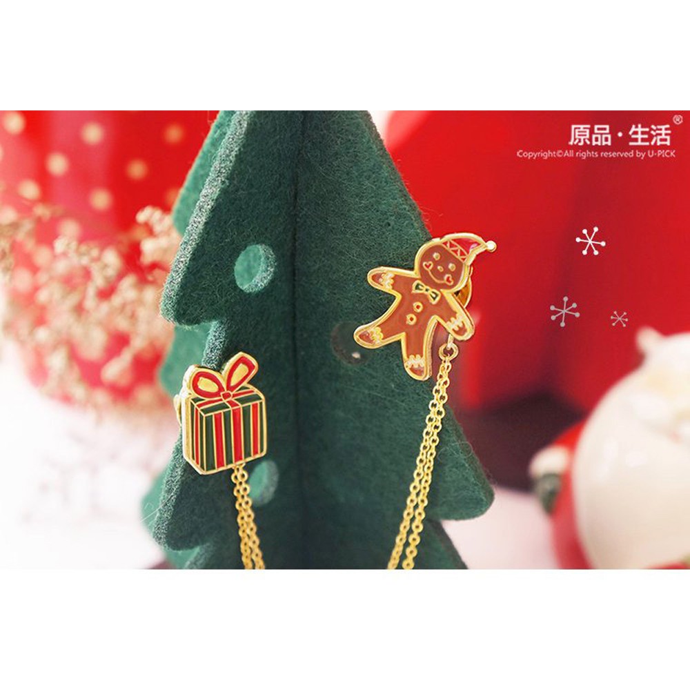 christmas brooch/ pin peniti natal hiasan baju xmas gift