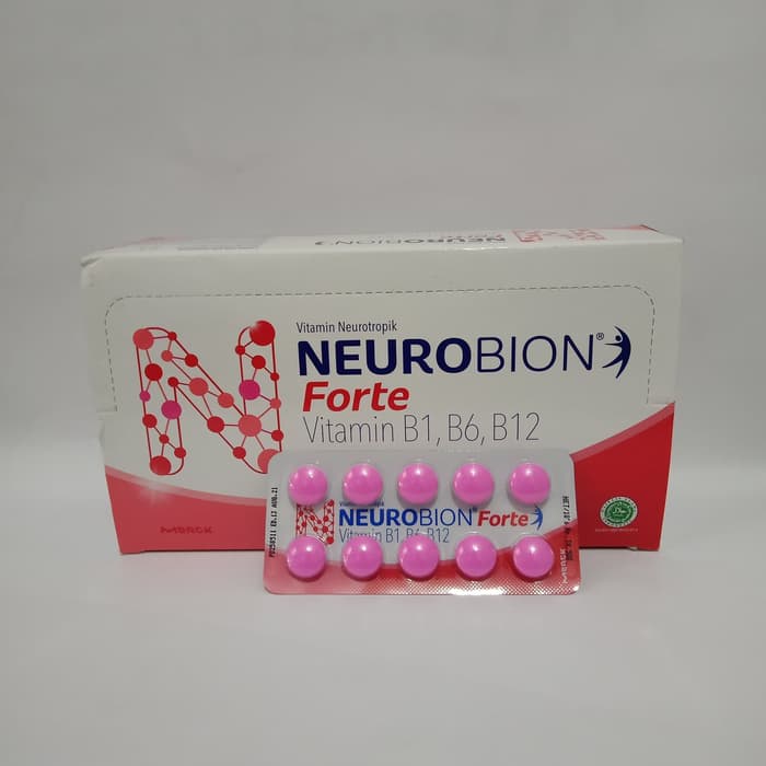 NEUROBION FORTE 5000 PER STRIP ISI 10 TAB VITAMIN NEUROTROPIK KESEMUTAN