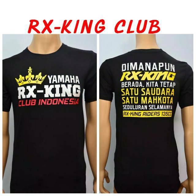 Kaos distro baju tshirt  rx-king club indonesia