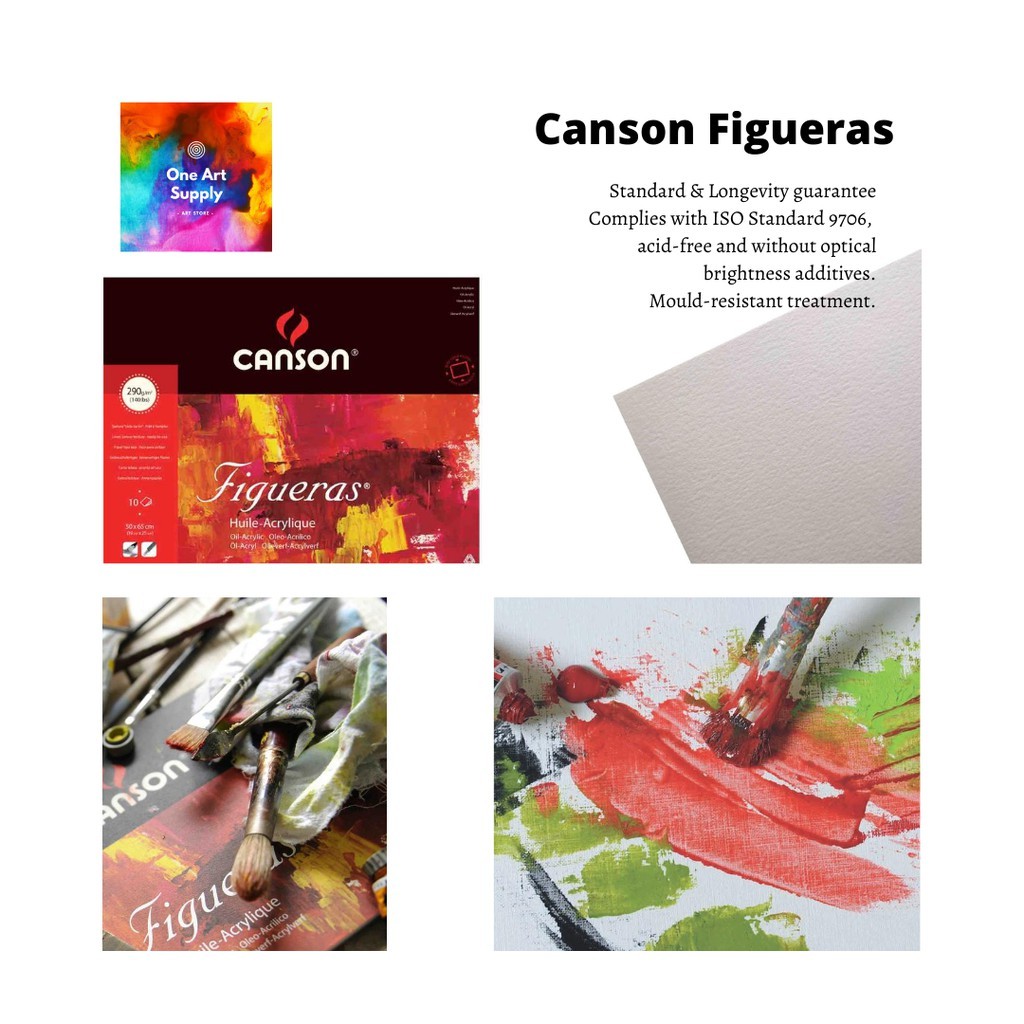 

Canson Figueras 10 Sheets 6F 290 Gsm 33x24