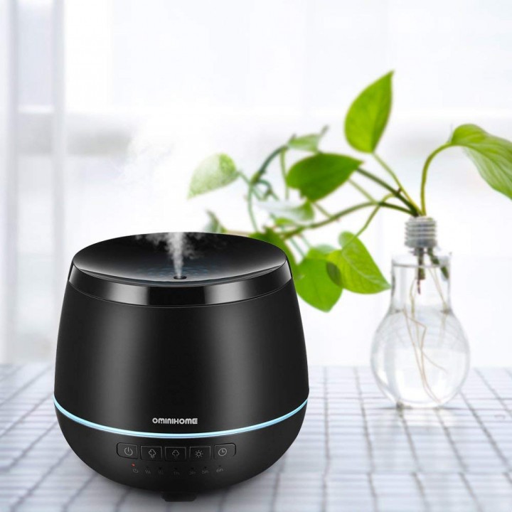 H45 Aromatherapy Cool Mist Ultrasonic Air Humidifier LED Light 200ML