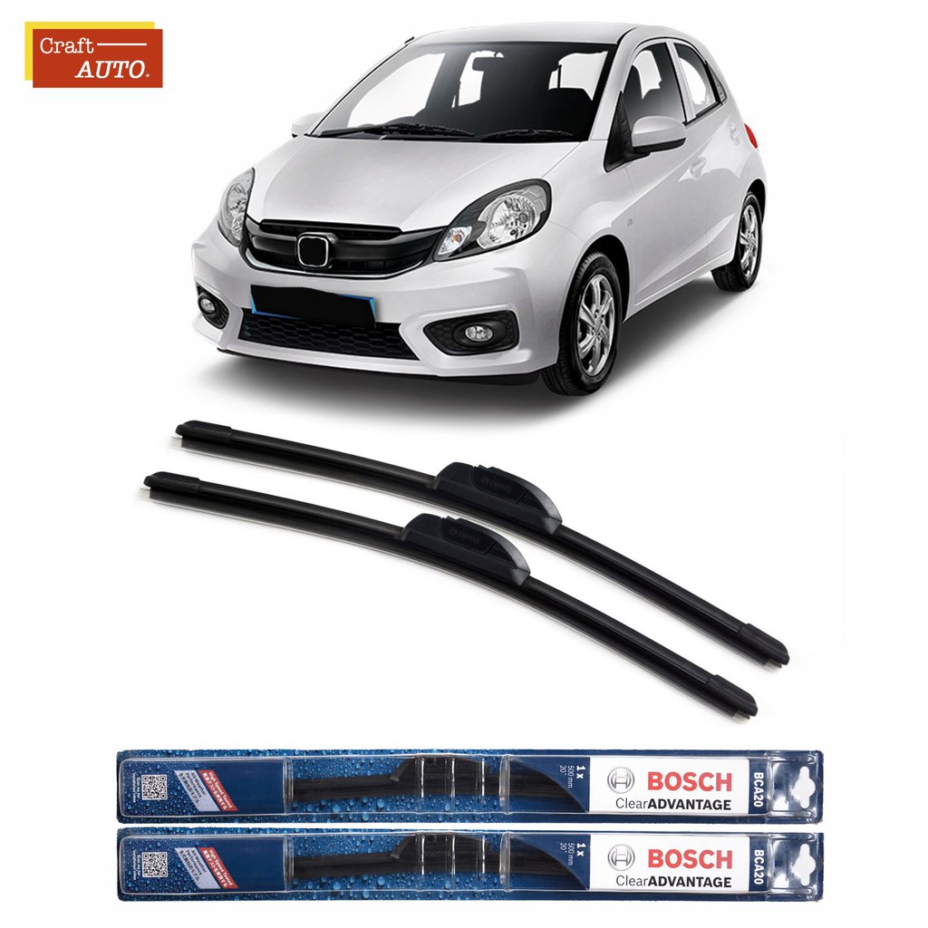 Wiper Mobil  Frameless Sepasang 2pcs Bosch Clear 