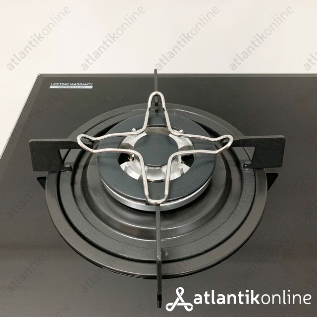 Kompor gas tanam built-in gas hob 2 tungku tempered glass RINNAI RB-772RO G RB772ROG RB 772 ROG