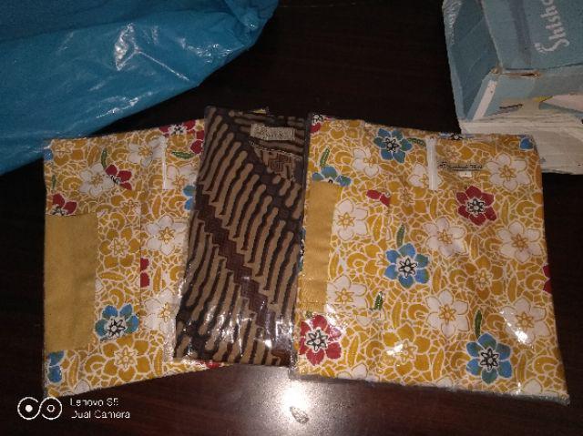 Batik Wanita Motif Lurik Katun Primisima Mix Wollpeace Cokelat High Quality Meisya Rempel