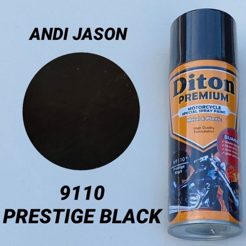 DITON PREMIUM CAT SEMPROT TAHAN BENSIN 400CC NO 9110 PRESTIGE BLACK