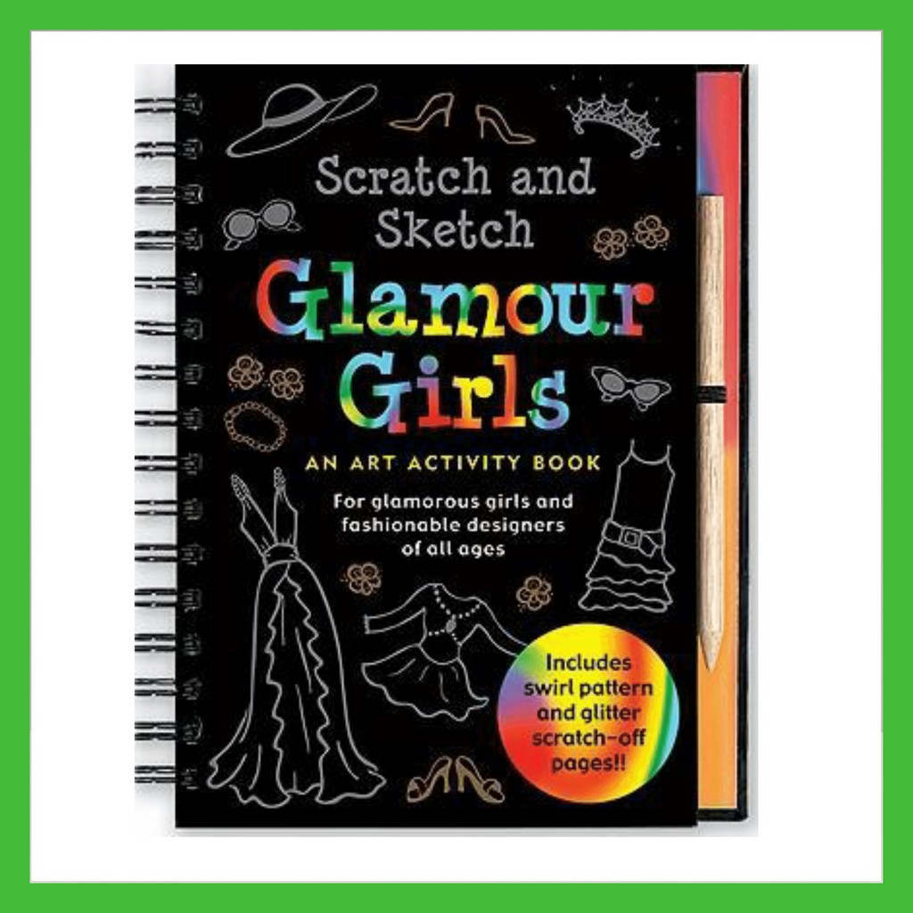 

Activity Book Scratch & Sketch Glamour Girls