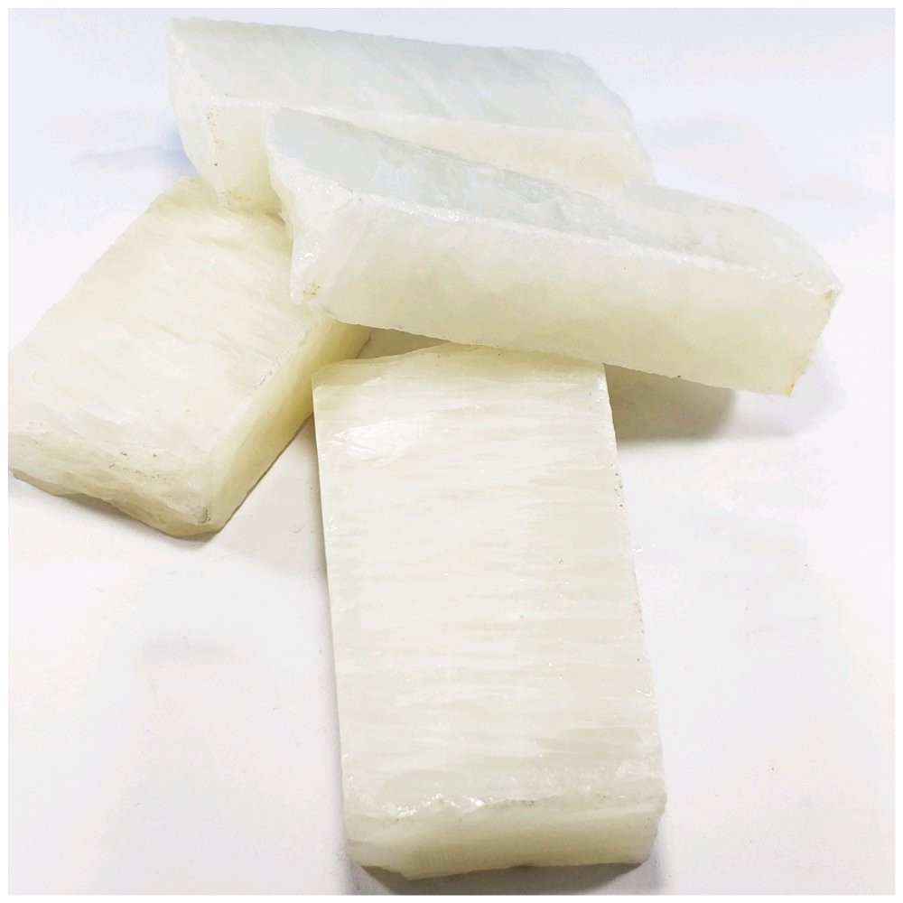 NATURAL BAHAN BATU AKIK WHITE CALCITE - NATURAL MANIH GAJAH INDIA DIJAMIN ASLI