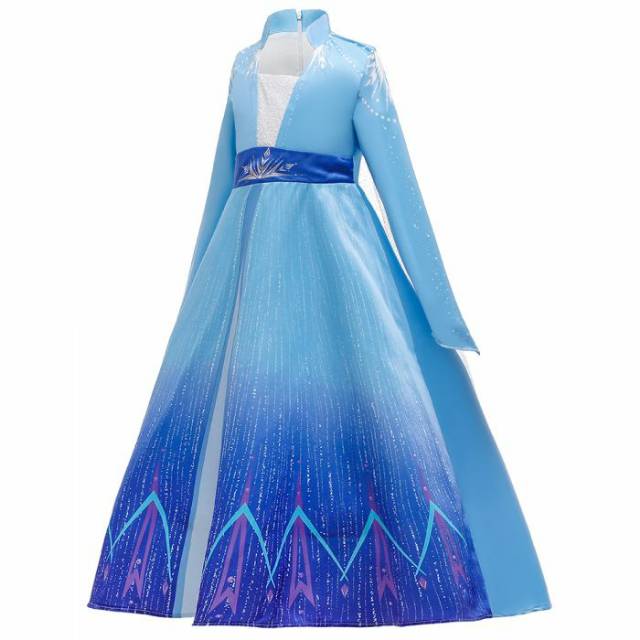 Long Dress anak Elsa Costume Frozen II