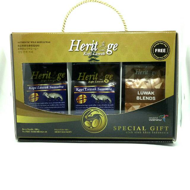 

Heritage Kopi Luwak Gift Package 300 gr