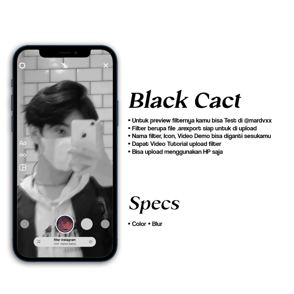 FILTER INSTAGRAM - BLACK CACT by MARDVXX