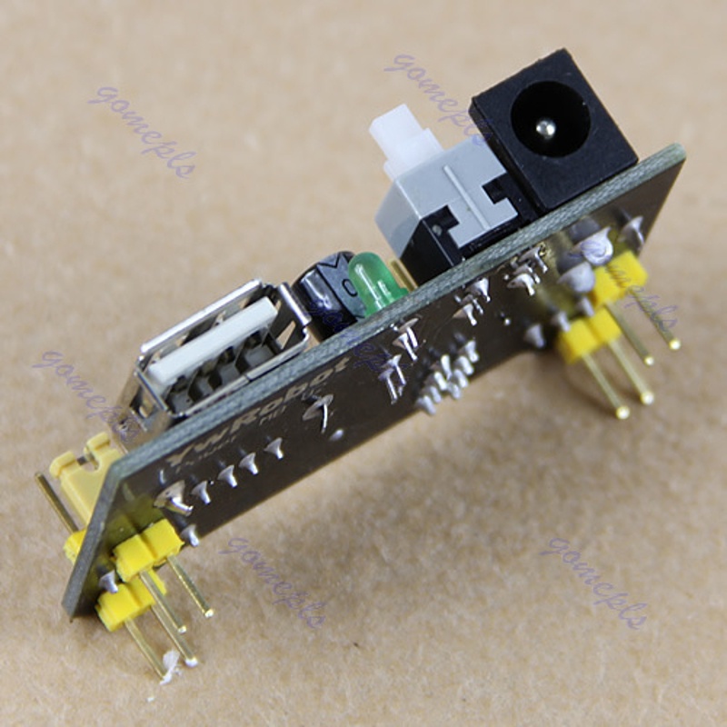 Zzz 1pcs Breadboard Modul Power Supply Shield 3.3V 5V MB102 Solderless Bread Board